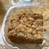 Pumpkin coffee cake- it was great! Perfect texture! $6 at E+ROSE Wellness Bodega at 505 Nashville in Nashville