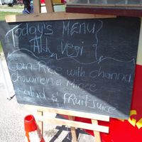 Went another dat and this was the menu. at Rastafarian Modern Love in Georgetown