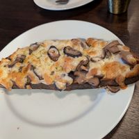 Cheese and Mushroom Toast at Shio Veg Cafe in Kyoto