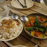 Eggplant & tempeh curry at Lontara in Rottnest Island