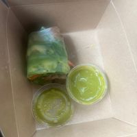 Best spring roll ever  at Loving Heart in Chicago