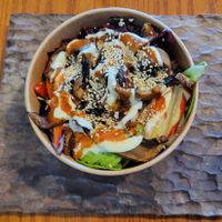Buddha Bowl with Roasted Portobello at Loving Heart in Chicago