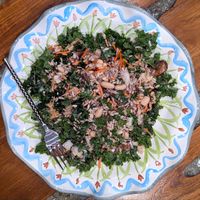 Wild Fun Guy Salad - kale, marinated mushrooms, rice blend, cannellini, carrots, sunflower seeds, and homemade miso-tahini dressing. at Key West Salad Shack - Pre Order Only in Key West