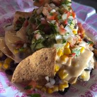 Nachos Chingones veganos at Échele Bolas in Tenerife