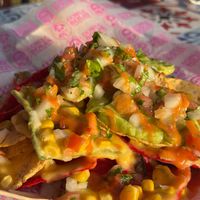 Nachos chingones veganos at Échele Bolas in Tenerife