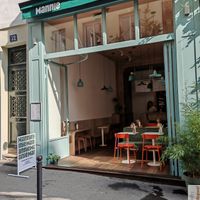 facade at Mannie in Paris