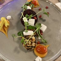 BBQ vegetables with vegan feta  at Brasserie Westerkade in Goes