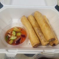 Veg Spring Rolls at Panadda Thai Takeaway in Penrhyndeudraeth