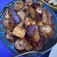   at Laughing Buddha Vegetarian Bistro in Oakland