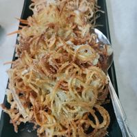 Fritters at Laughing Buddha Vegetarian Bistro in Oakland