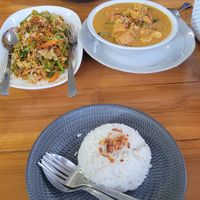 Urap and veg curry at Warung Four 4D SENGGIGI LOMBOK in 
