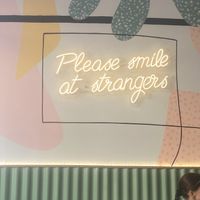 Of course we smiled!!   at Smol in Lefkada