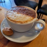 Soya Cappuccino. at Number 25 in Rhos On Sea