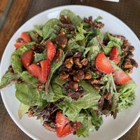 Garden salad with champagne dressing. No cheese  at Wheated in Louisville