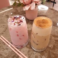 Chai latte at Heavenly Desserts in Birmingham