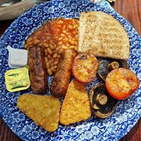 Vegan breakfast at The Navigation Inn in Birmingham