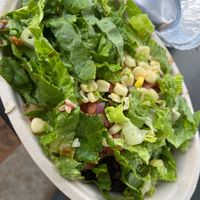 Sofrita bowl before mixing it-how it came  at Chipotle in Gainesville