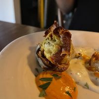 Roman fried artichokes   at Rosanna's in Albany