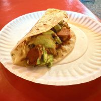 Discada en harina , muy rica!   at Taco Records in Monterrey