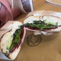   at Bathurst St Bagels in Hobart