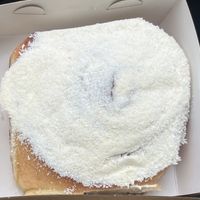 Cinnamon scroll   at Bathurst St Bagels in Hobart