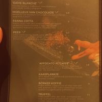 Desserts at Abdij de Westerburcht in Westerbork