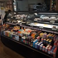 Vegan items made fresh in deli(closed in photo) at High Country Health Foods in Mariposa