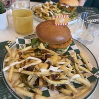 Crispy chick’n and loaded fries   at Neat Burger - Porta Venezia in Milan