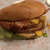 smash burger with bacon added 10/10 !!   at Neat Burger - Porta Venezia in Milan