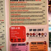 Menu at Neat Burger - Porta Venezia in Milan