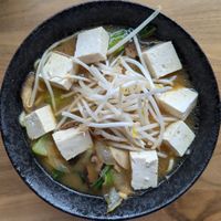 Vegetarian Ramen with tofu at Mirakutei in Portland
