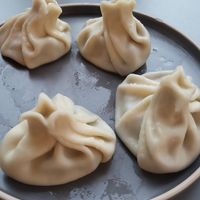 Teigtaschen gefüllt mit Champignons at Pepella in Dusseldorf