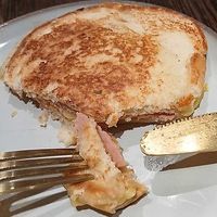 the croque-jambon at Kali in Orleans