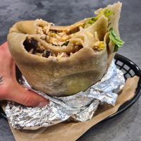 Burrito mit veganem Hack at Burrico in Hamburg