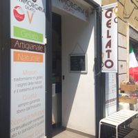 store front  at Fatamorgana Gelato in Rome