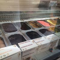 so many vegan flavours! at Fatamorgana Gelato in Rome