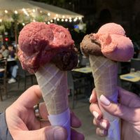 vegan gelato  at Fatamorgana Gelato in Rome