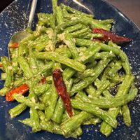 Dry fried French beans   at Shanghai2K18 in Oslo