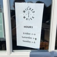 Hours  at The Wicked Whisk  in Jamestown