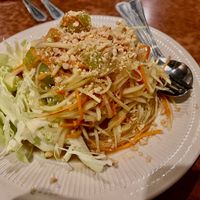 Papaya salad  at SabaiDee in Fresno