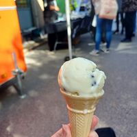Mint choc chip standard cone at V-Ice Screams - Pop Up in Nottingham