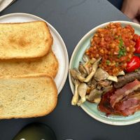 English breakfast   at Bistro Deppat in Vienna