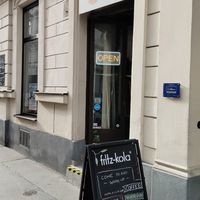 Café Entrance at Bistro Deppat in Vienna