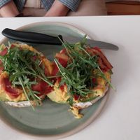 Breakfast Bagel at Bistro Deppat in Vienna