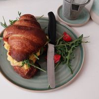 Stuffed Croissant at Bistro Deppat in Vienna