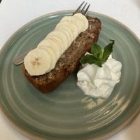 Banana bread  at Bistro Deppat in Vienna