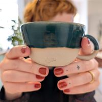 Cute tableware at Bistro Deppat in Vienna