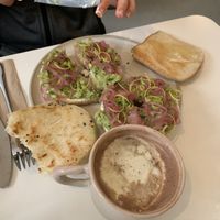 Hot Chocolate, Avocado Bagel  at Bistro Deppat in Vienna