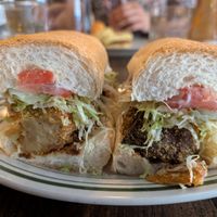 Vegan chicken po'boy at Khyber Pass Pub in Philadelphia