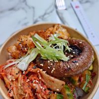 Vegan bento bowl. at Seven Lucky Gods in Newport